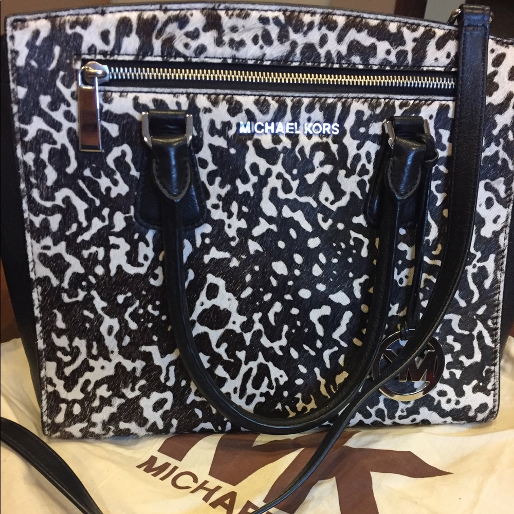 Michael Kors Calf Hair Sophia Handbag